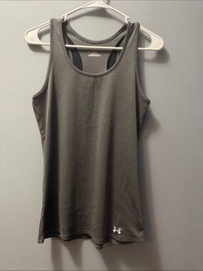 Dark Gray Racerback Breathable Workout Tank Top